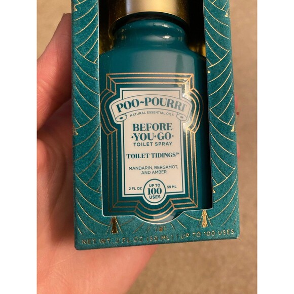 NEW Poo-Pourri Toilet Tidings, Toilet Spray Bathroom Hosting Festive Freshener - Picture 7 of 8